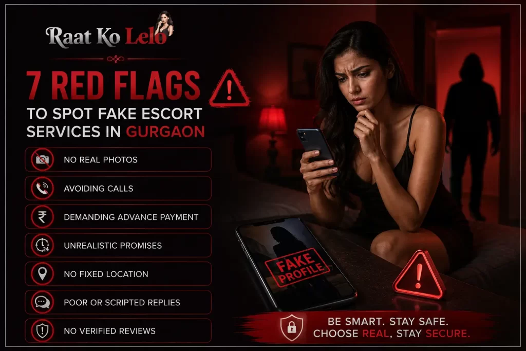 7 Red Flags to Spot Fake Escort Services in Gurgaon Before You Book
